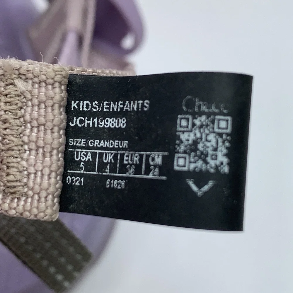 Chaco Youth Z/X1 Strap Size 5 Lavender Frost Water Sport Hiking Sandals Girls